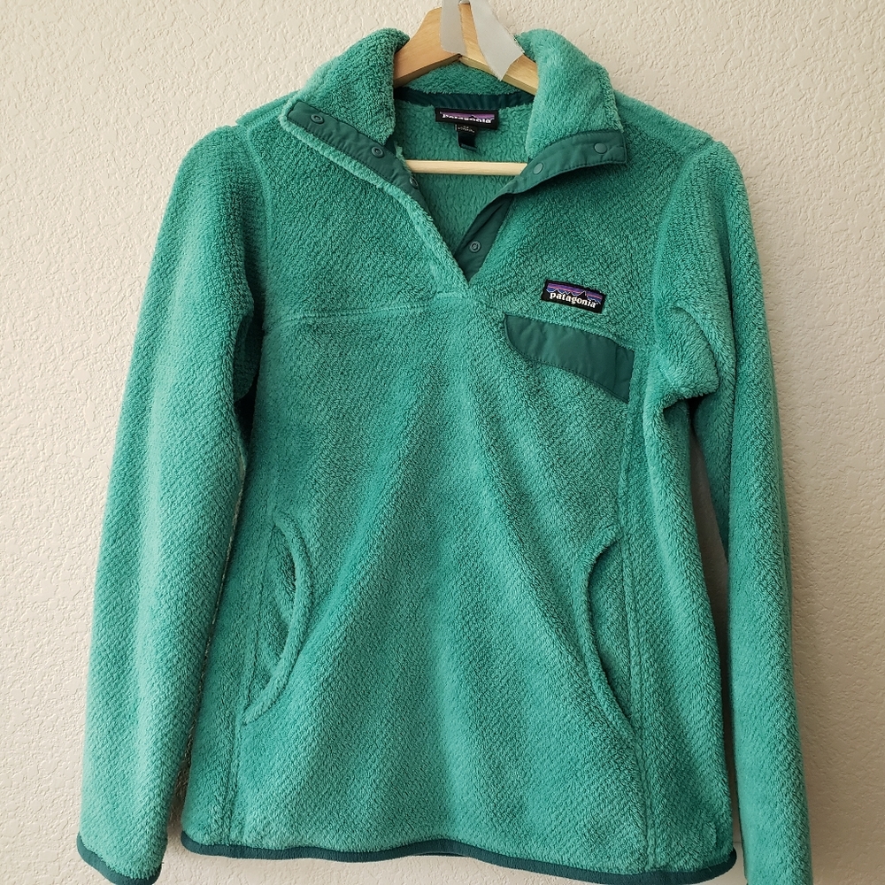 Teal Patagonia pullover